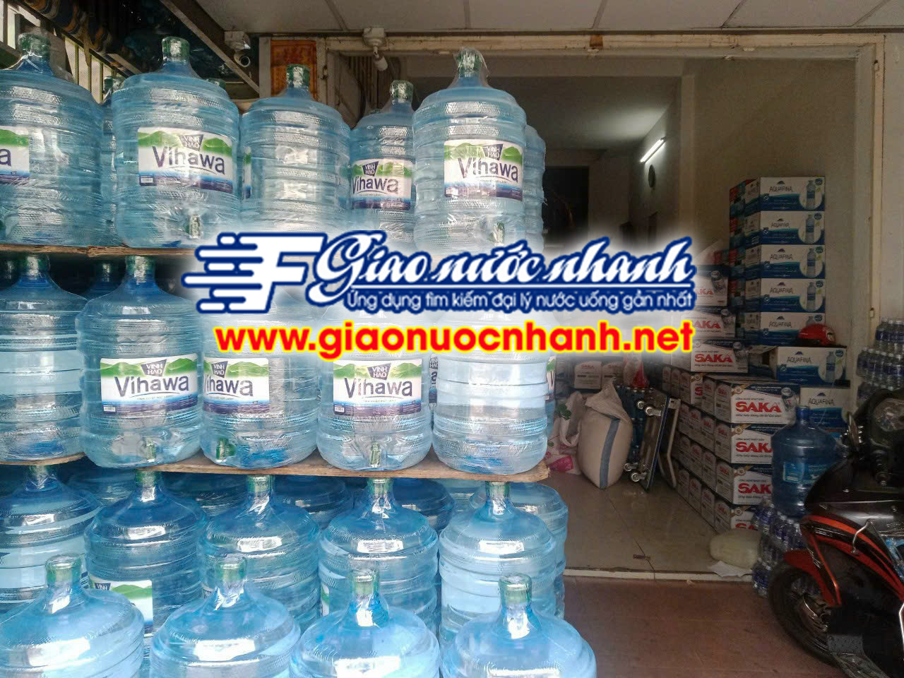 Đại lý Long Thành Phát chuyên đổi nước, giao nước bình Vihawa ở Gò Vấp gần đây