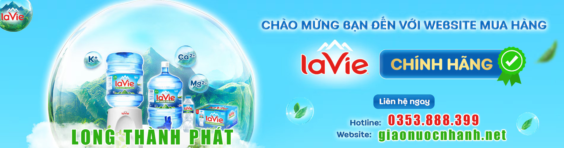 đại lý nước LaVie chính hãng gần đây