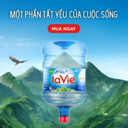 Nước khoáng LaVie bình 19L úp ngược