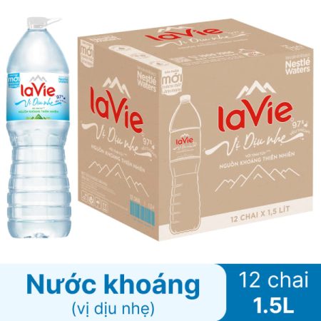 Nước khoáng LaVie Vị Dịu Nhẹ